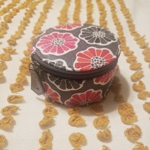 Vera Bradley Round Jewelry travel case